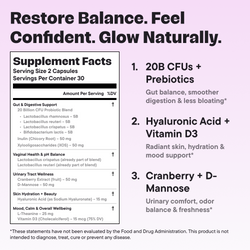 Women’s 5-in-1 Probiotic – Gut, Vaginal, Skin & Mood Support